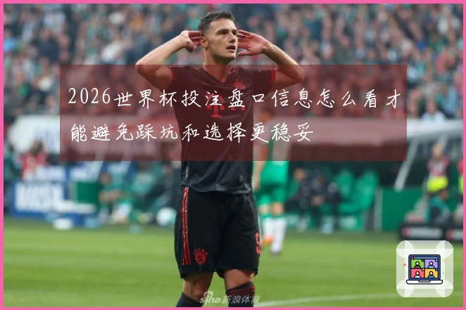 2026世界杯投注盘口信息怎么看才能避免踩坑和选择更稳妥